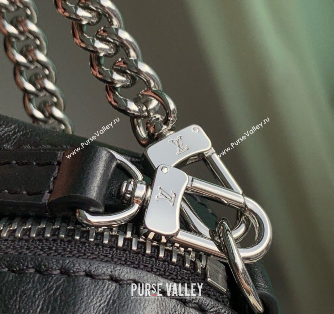 Louis Vuitton Pochette Vibe Bag in Black Lambskin leather M14544 2025 (KI-250523106)