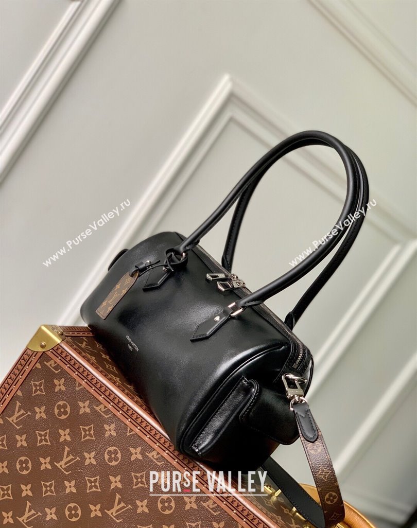 Louis Vuitton Speedy Cargo Vibe Bag in Lambskin Leather M12934 Black 2025 (KI-250523108)