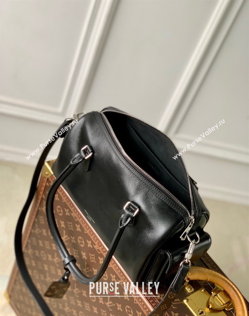Louis Vuitton Speedy Cargo Vibe Bag in Lambskin Leather M12934 Black 2025 (KI-250523108)