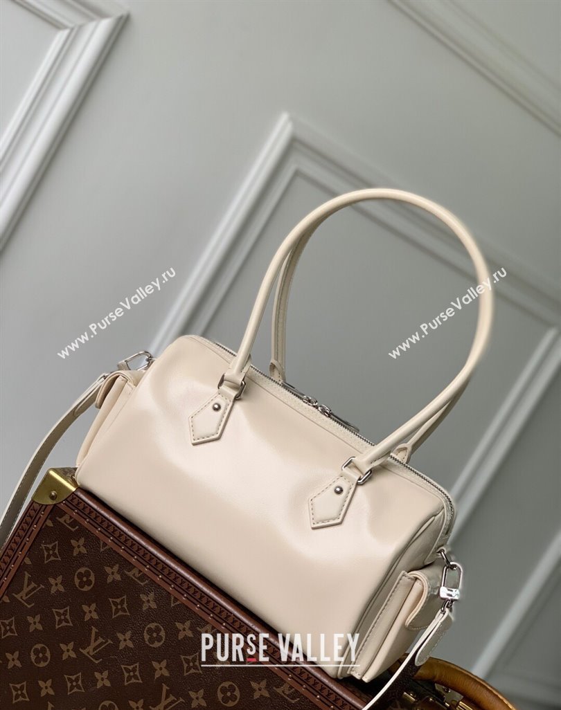 Louis Vuitton Speedy Cargo Vibe Bag in Lambskin Leather M12965 Vanilla White 2025 (KI-250523107)