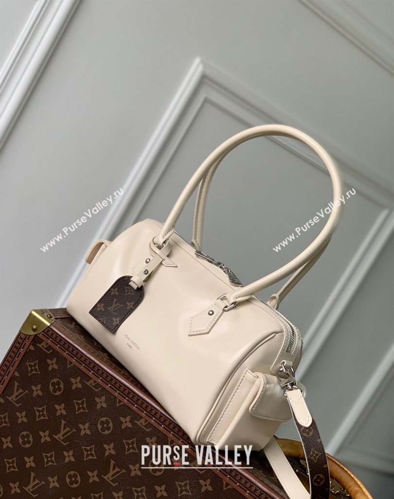 Louis Vuitton Speedy Cargo Vibe Bag in Lambskin Leather M12965 Vanilla White 2025 (KI-250523107)