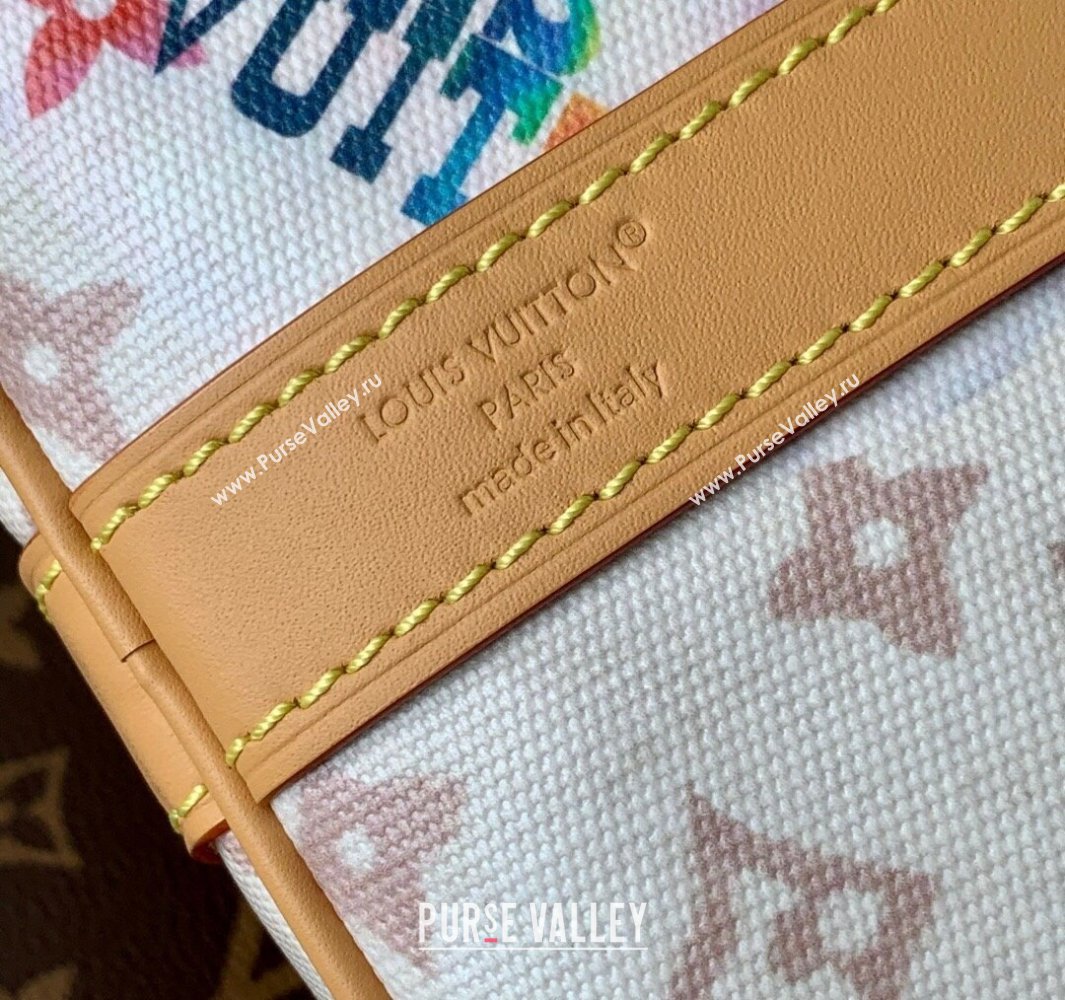 Louis Vuitton Keepall Bandouliere 45 Travel Bag in Monogram Dune Canvas 2025 M14736 (KI-250523036)