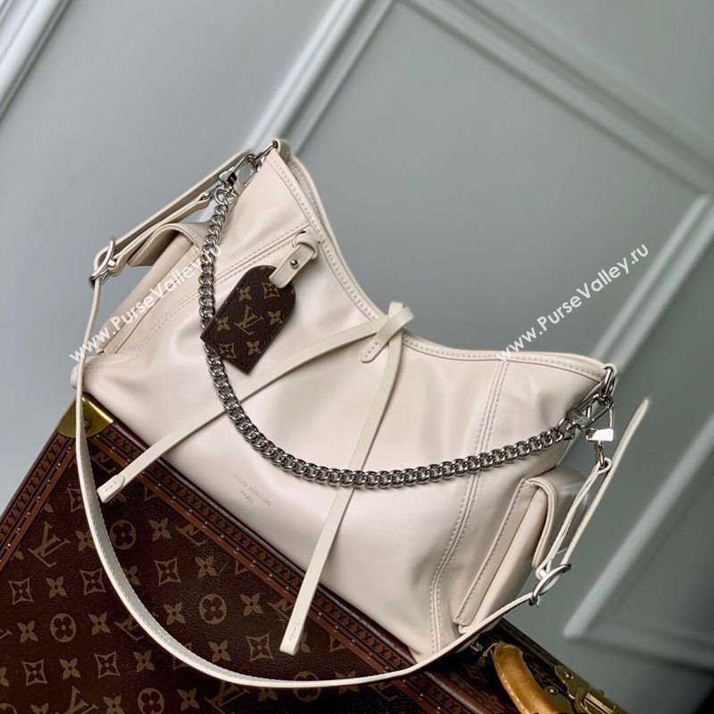 Louis Vuitton CarryAll Cargo Vibe PM Bag in Lambskin leather Vanilla White M12919 2025 (KI-250523110)