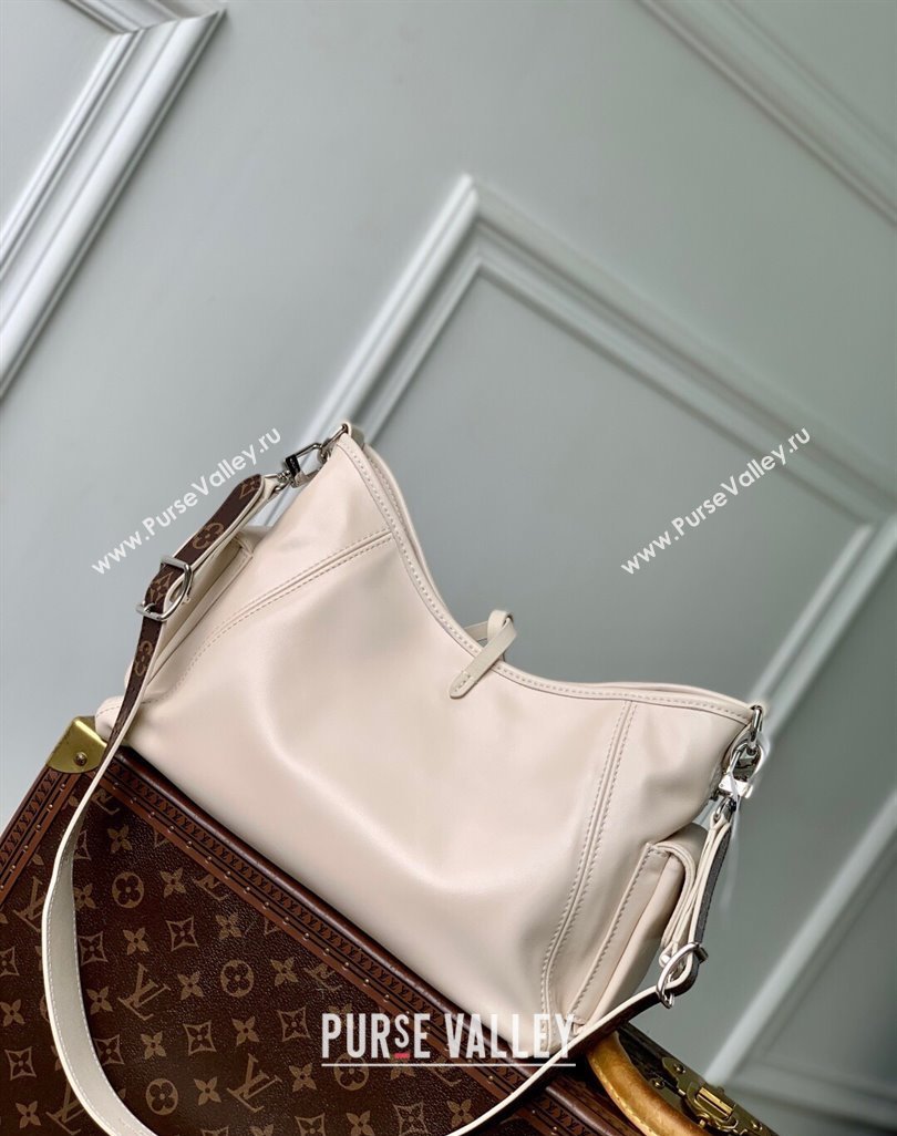 Louis Vuitton CarryAll Cargo Vibe PM Bag in Lambskin leather Vanilla White M12919 2025 (KI-250523110)