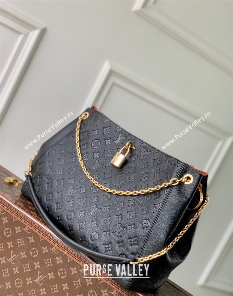 Louis Vuitton Anytime MM Tote Bag in Monogram Leather Black 2025 M14324 (KI-250524064)