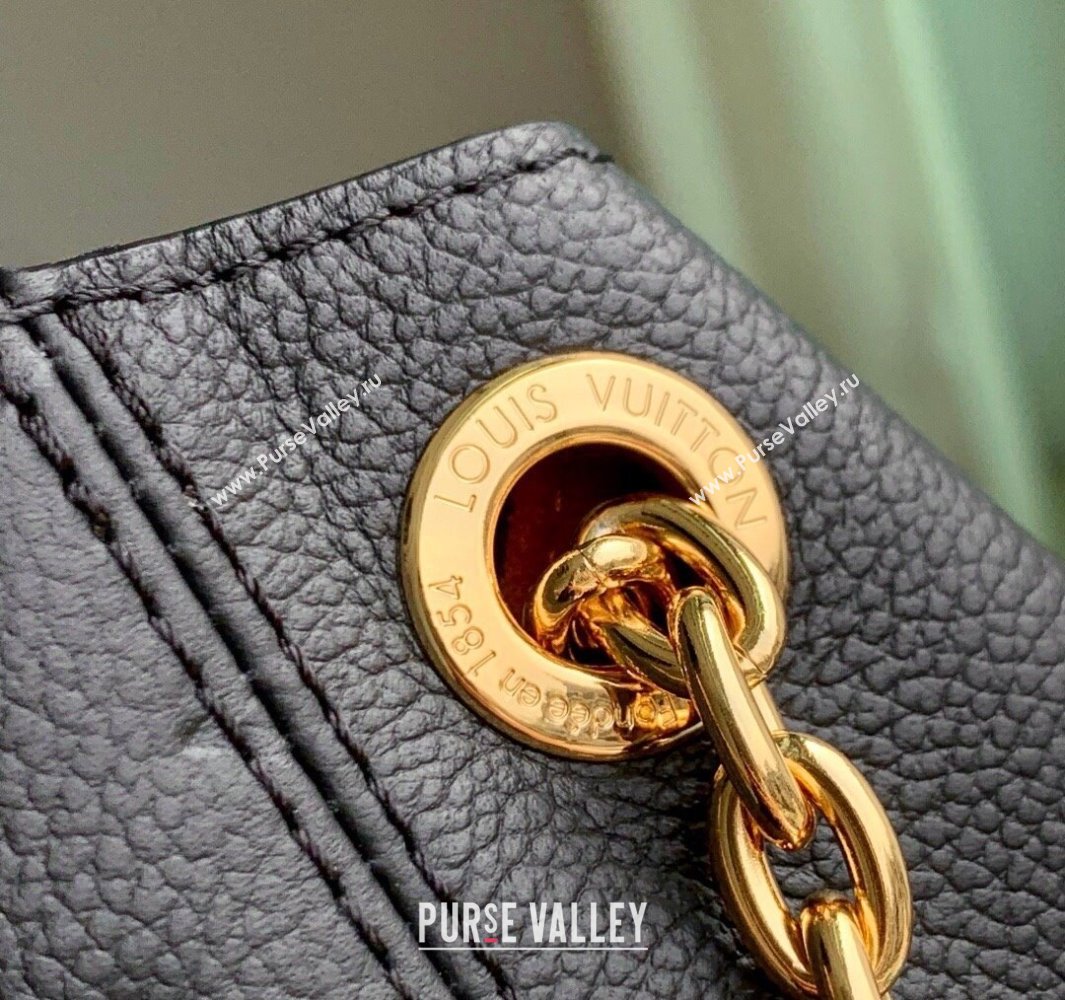 Louis Vuitton Anytime MM Tote Bag in Monogram Leather Black 2025 M14324 (KI-250524064)