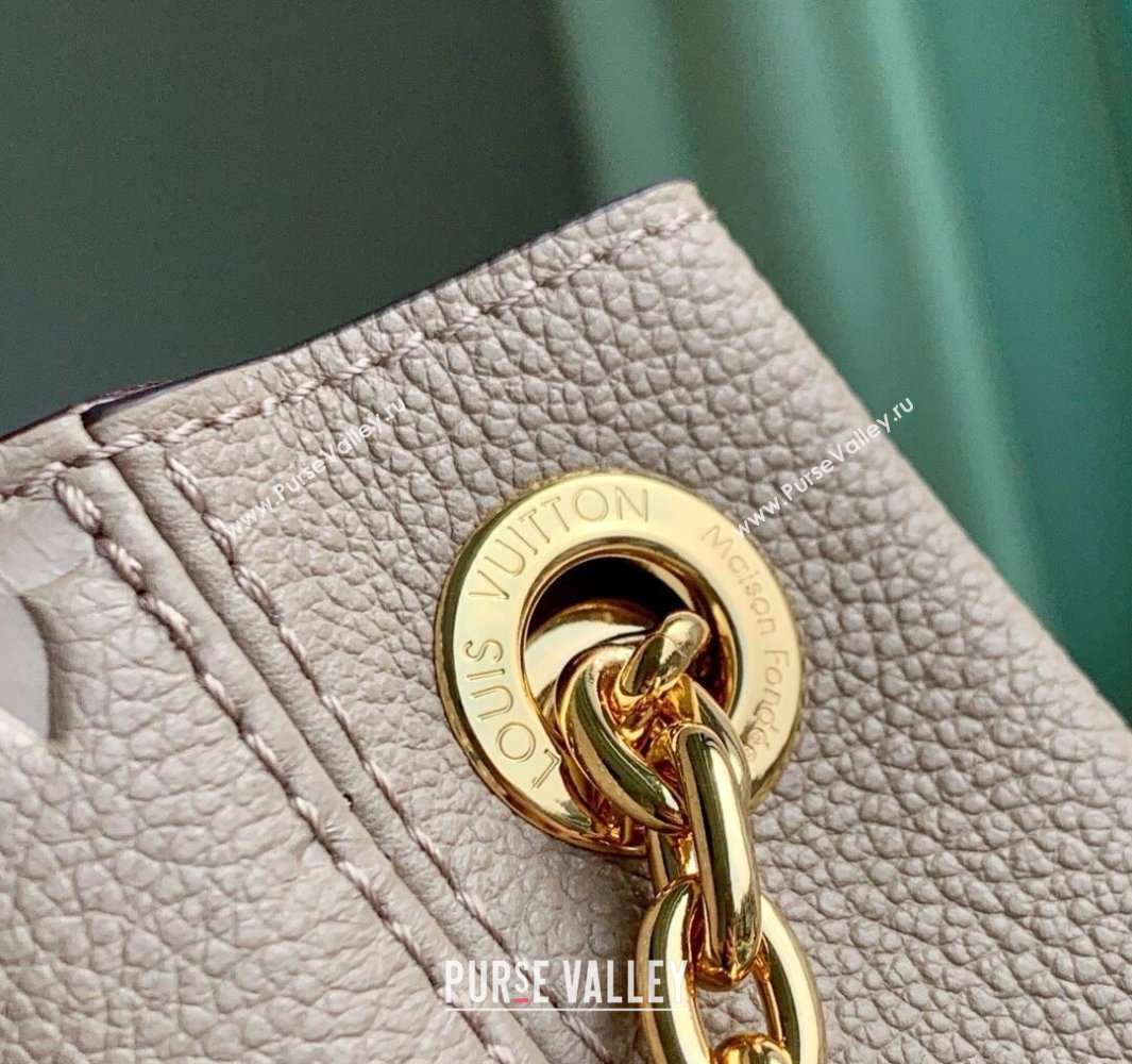 Louis Vuitton Anytime MM Tote Bag in Monogram Leather Grey 2025 M14324 (KI-250524063)
