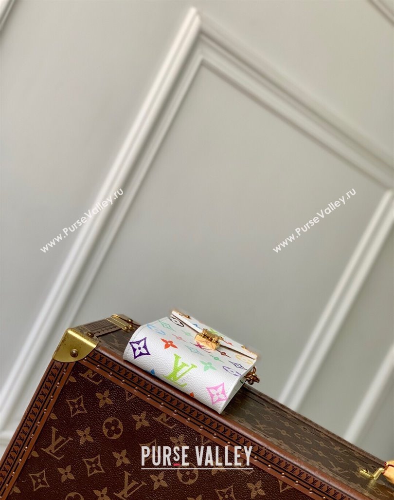 Louis Vuitton LV x TM Phone Pouch Metis in Multicolored Monogram Canvas White 2025 M14098 (KI-250523016)