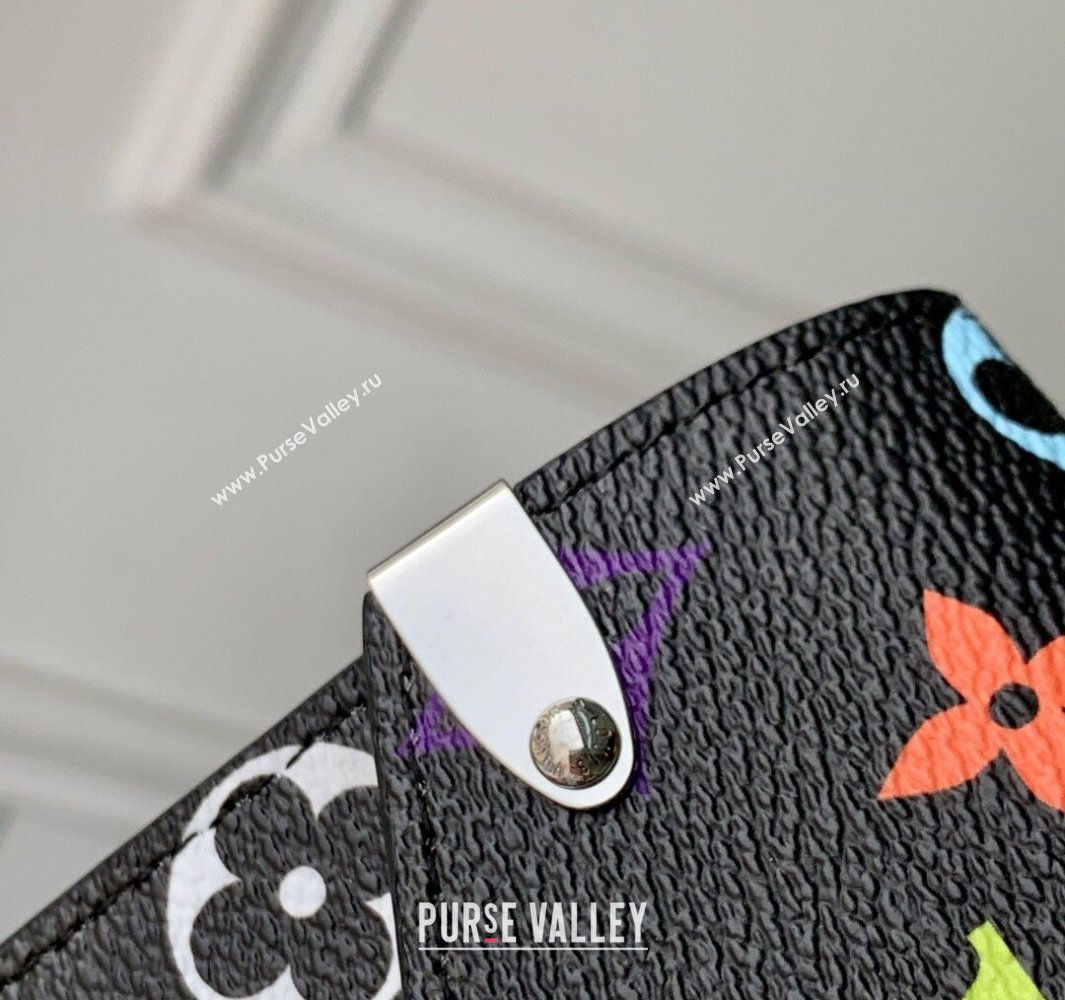 Louis Vuitton LV x TM Phone Pouch Metis in Multicolored Monogram Canvas Black 2025 M14098 (KI-250523017)