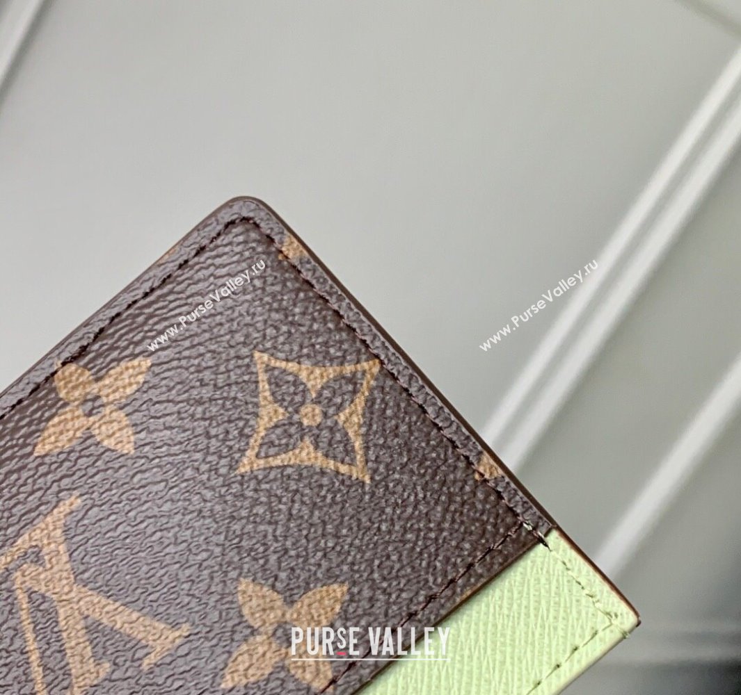 Louis Vuitton LV x TM Card Holder Wallet in Sakura Brown Monogram Canvas with Cherry Blossom 2025 M13429 (KI-250523006)