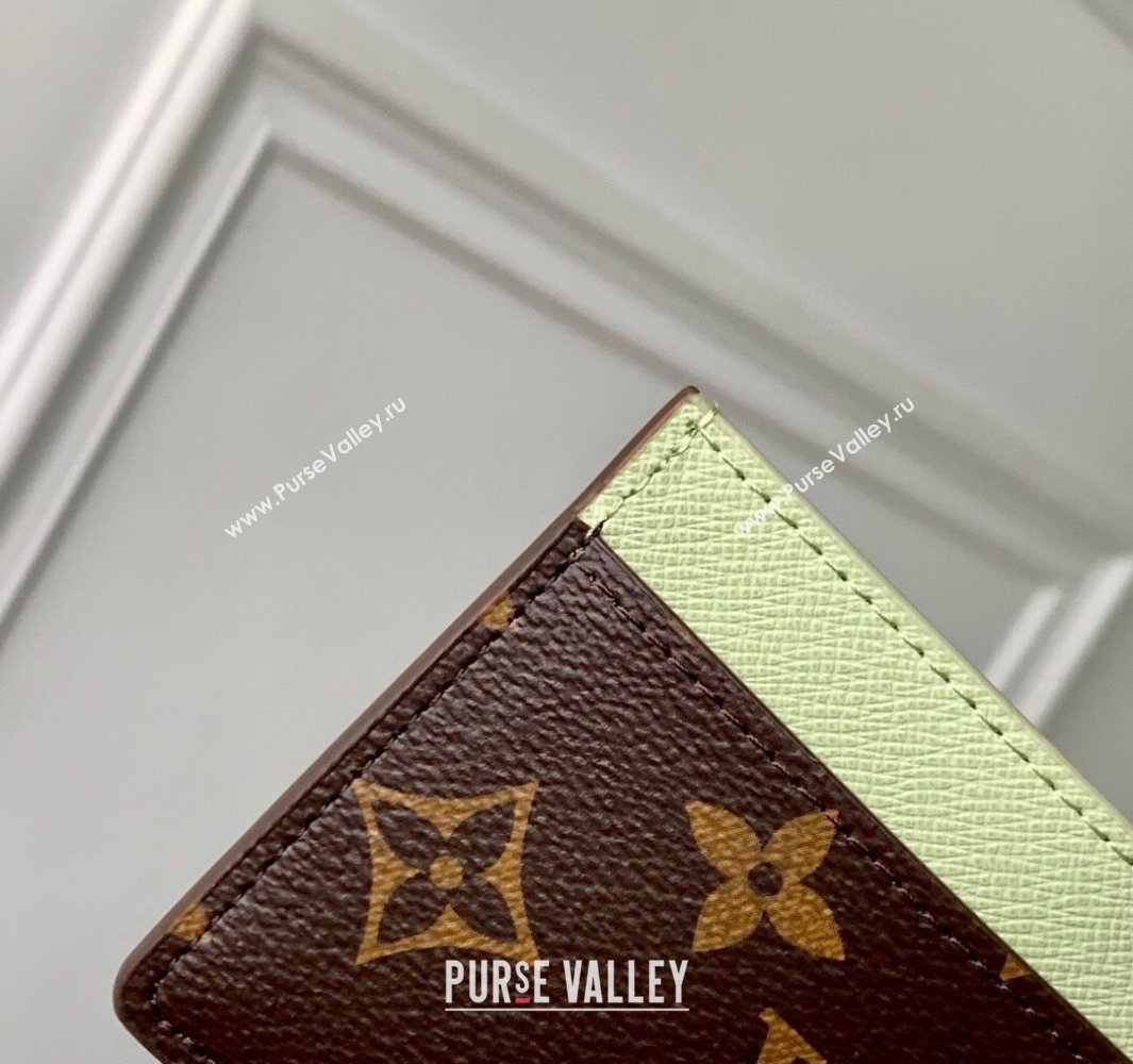 Louis Vuitton LV x TM Card Holder Wallet in Sakura Brown Monogram Canvas with Cherry Blossom 2025 M13429 (KI-250523006)