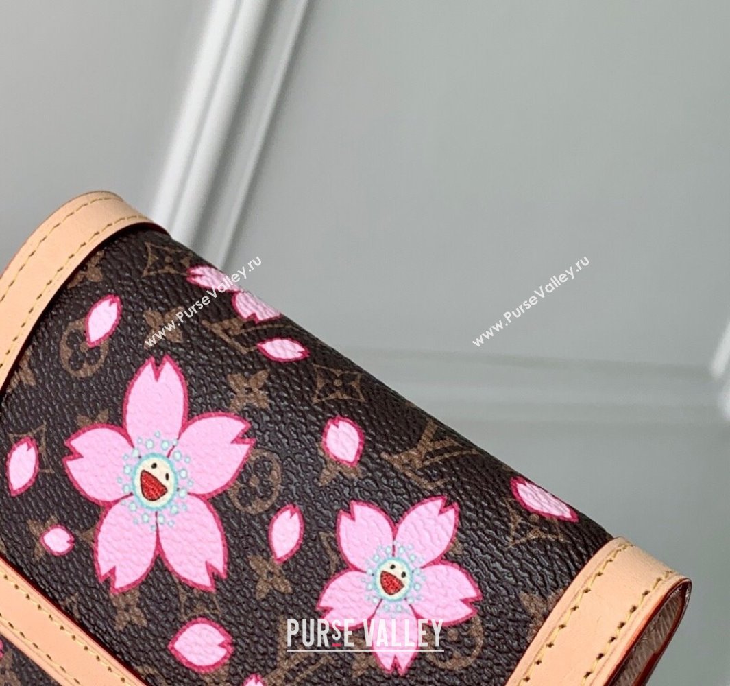 Louis Vuitton LV x TM Victorine Wallet in Sakura Monogram Canvas with Cherry Blossom 2025 M13427 (KI-250523007)