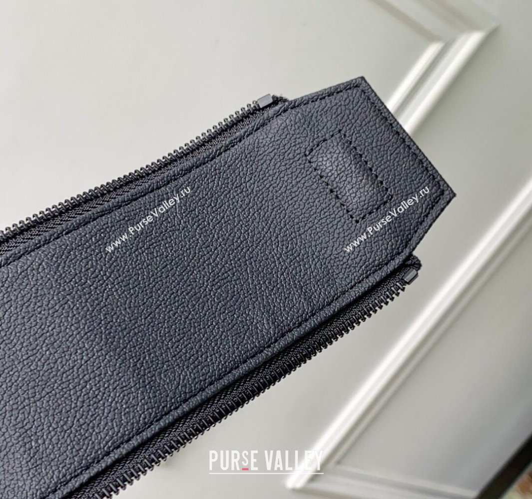 Louis Vuitton Dopp Kit Clutch in Navy Blue Monogram Shadow Leather M14843 2025 (KI-250523080)