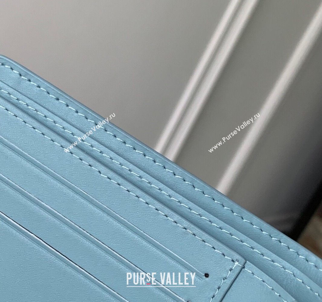 Louis Vuitton Multiple Wallet in Sky Blue Monogram Shadow Leather M14802 2025 (KI-250523070)