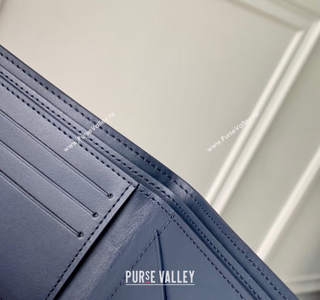 Louis Vuitton Multiple Wallet in Navy Blue Monogram Shadow Leather M14787 2025 (KI-250523071)