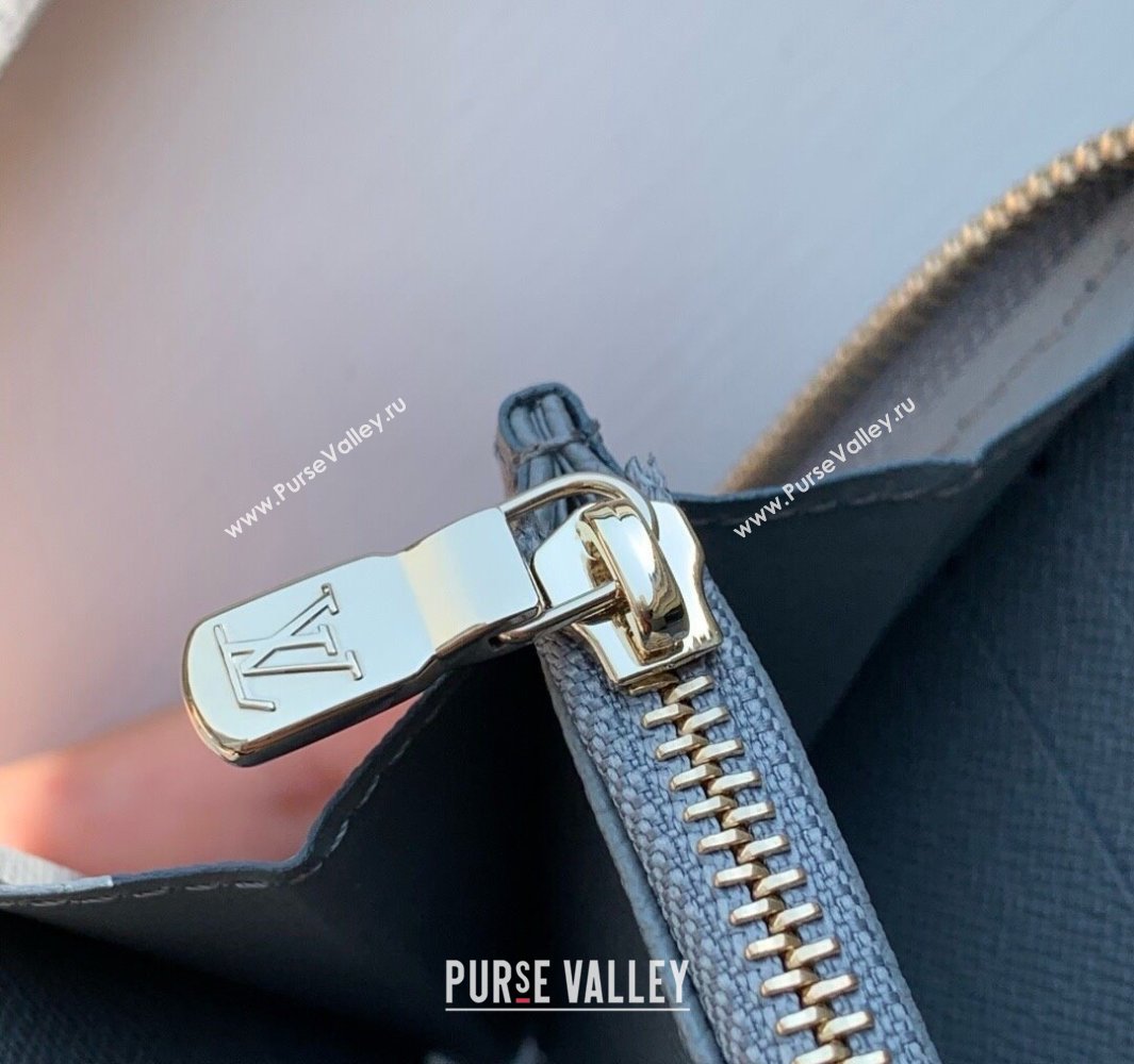 Louis Vuitton Zippy Wallet in Cloudy Grey Certified Organic Cotton M13214 2025 (KI-250523025)