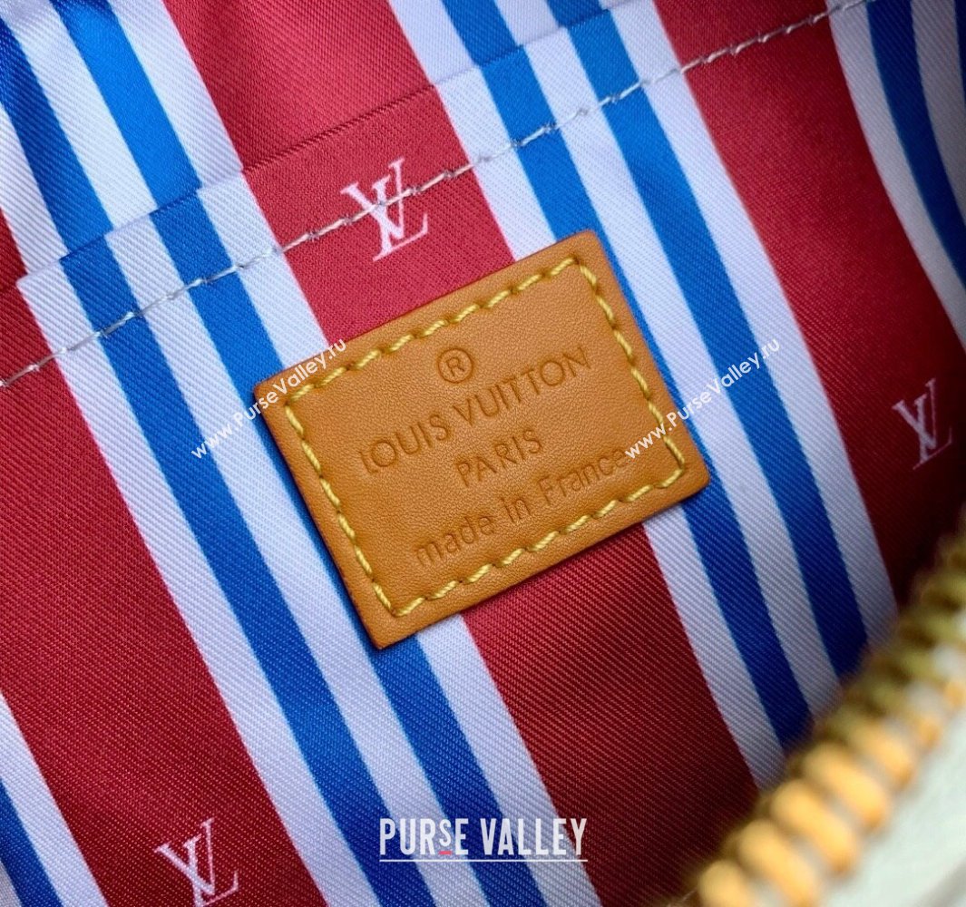 Louis Vuitton Keepall Bandouliere 25 Bag in Monogram Heritage Canvas Off-White 2025 M15076 (KI-250524003)