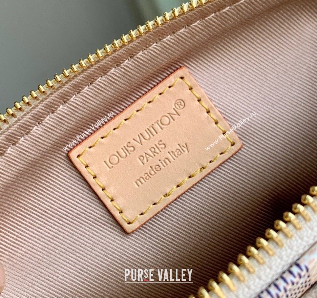 Louis Vuitton Keepit Bumbag in Damier Azur Canvas N00230 2025 (KI-250524007)