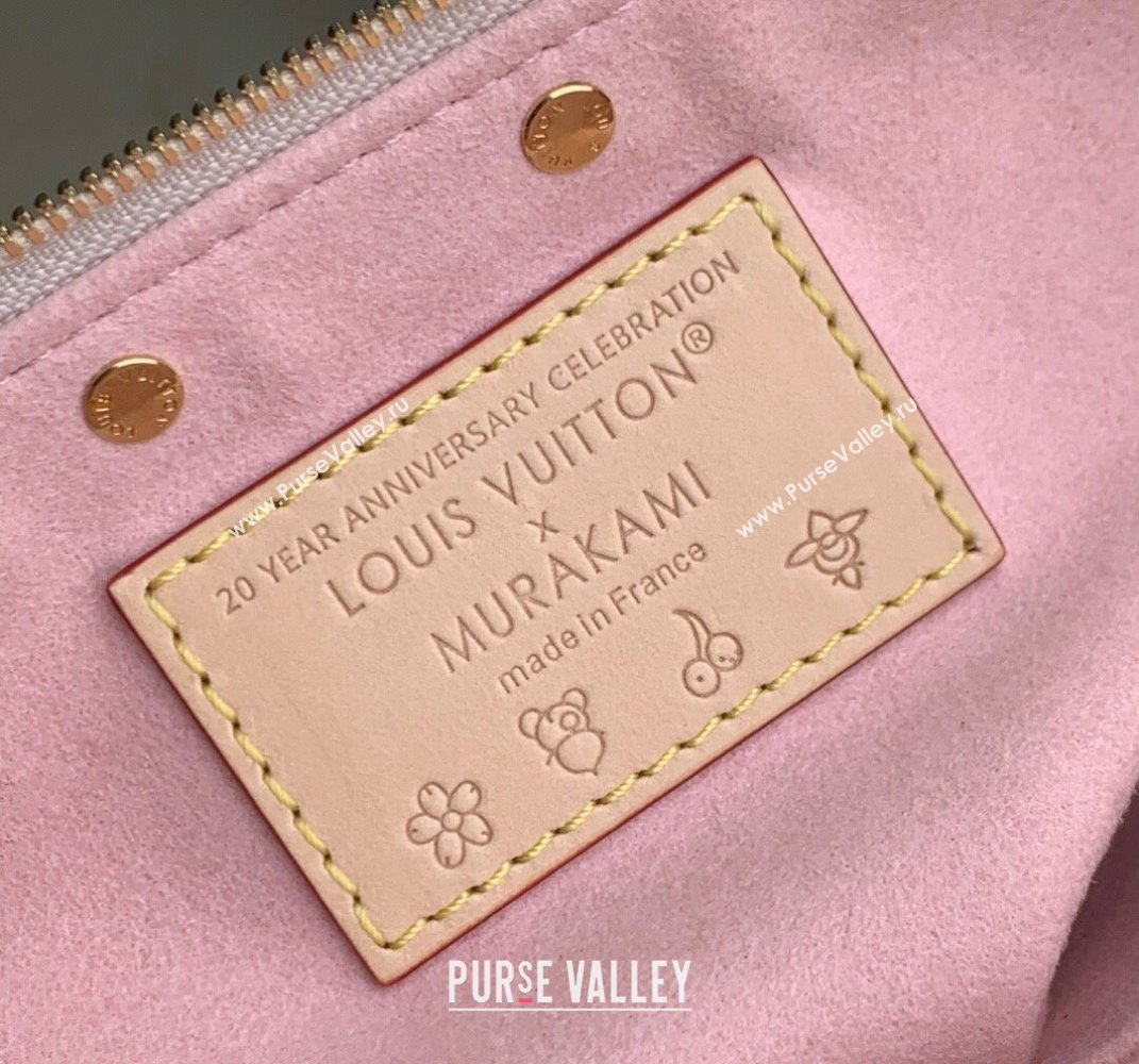 Louis Vuitton LV x TM Pochette Accessoires Mini bag in Sakura Monogram Canvas with Cherry Blossom 2025 M13666 (KI-250523008)
