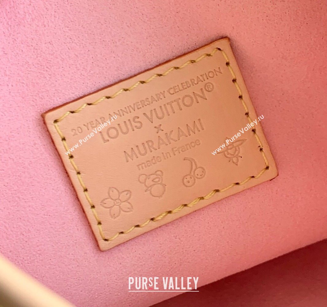 Louis Vuitton LV x TM Nano Bucket bag in Sakura Monogram Canvas with Cherry Blossom 2025 M13417 (KI-250523009)