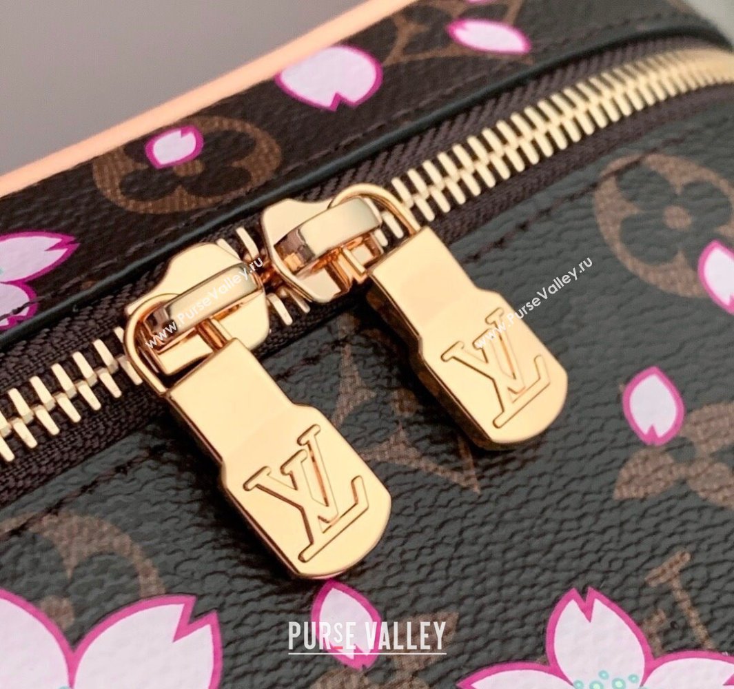 Louis Vuitton LV x TM Nice Mini bag in Sakura Monogram Canvas with Cherry Blossom 2025 M14181 (KI-250523010)