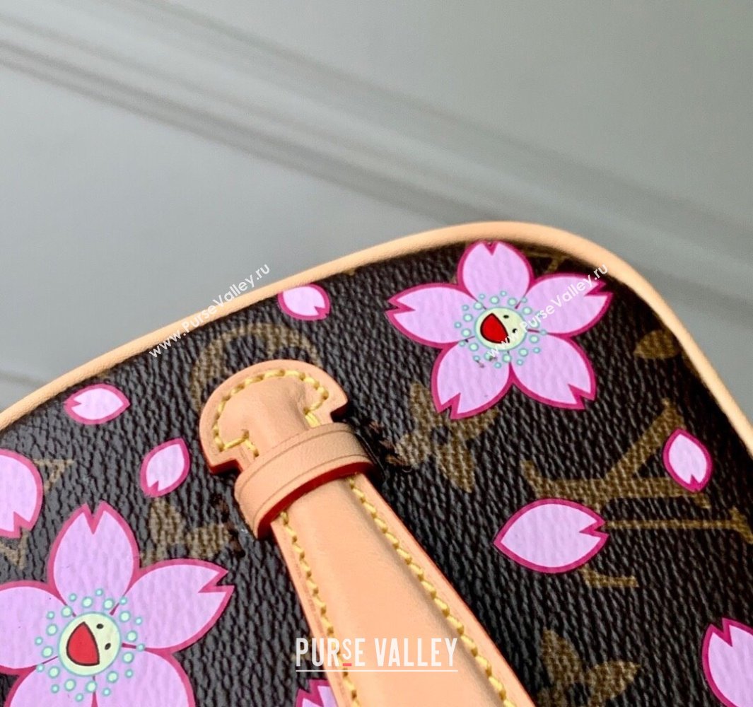 Louis Vuitton LV x TM Nice Mini bag in Sakura Monogram Canvas with Cherry Blossom 2025 M14181 (KI-250523010)