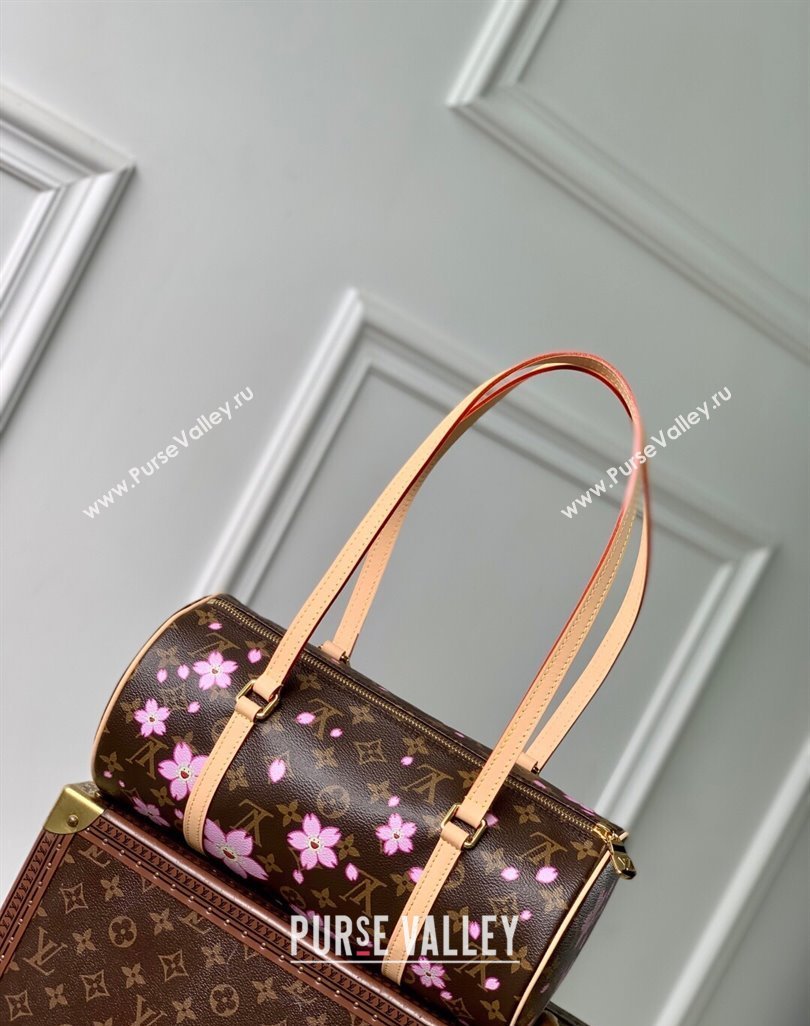 Louis Vuitton LV x TM Papillon bag in Sakura Monogram Canvas with Cherry Blossom 2025 M13097 (KI-250523014)