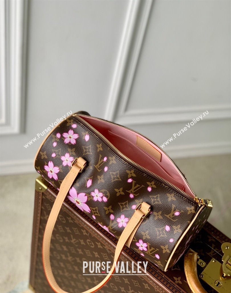 Louis Vuitton LV x TM Papillon bag in Sakura Monogram Canvas with Cherry Blossom 2025 M13097 (KI-250523014)