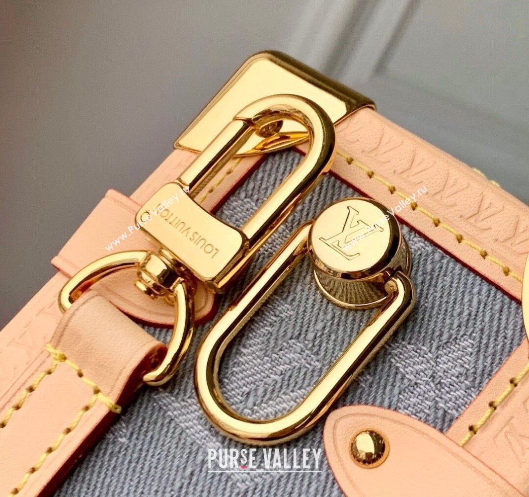 Louis Vuitton Side Trunk MM bag in Cloudy Grey Certified Organic Cotton M13285 2025 (KI-250523020)