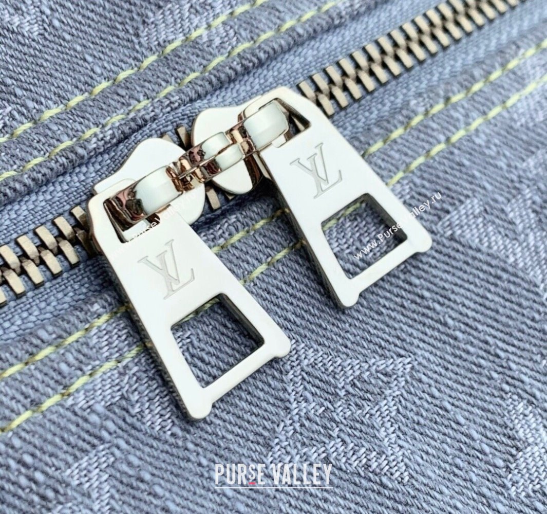 Louis Vuitton Speedy Soft 30 bag in Cloudy Grey Certified Organic Cotton M13344 2025 (KI-250523021)