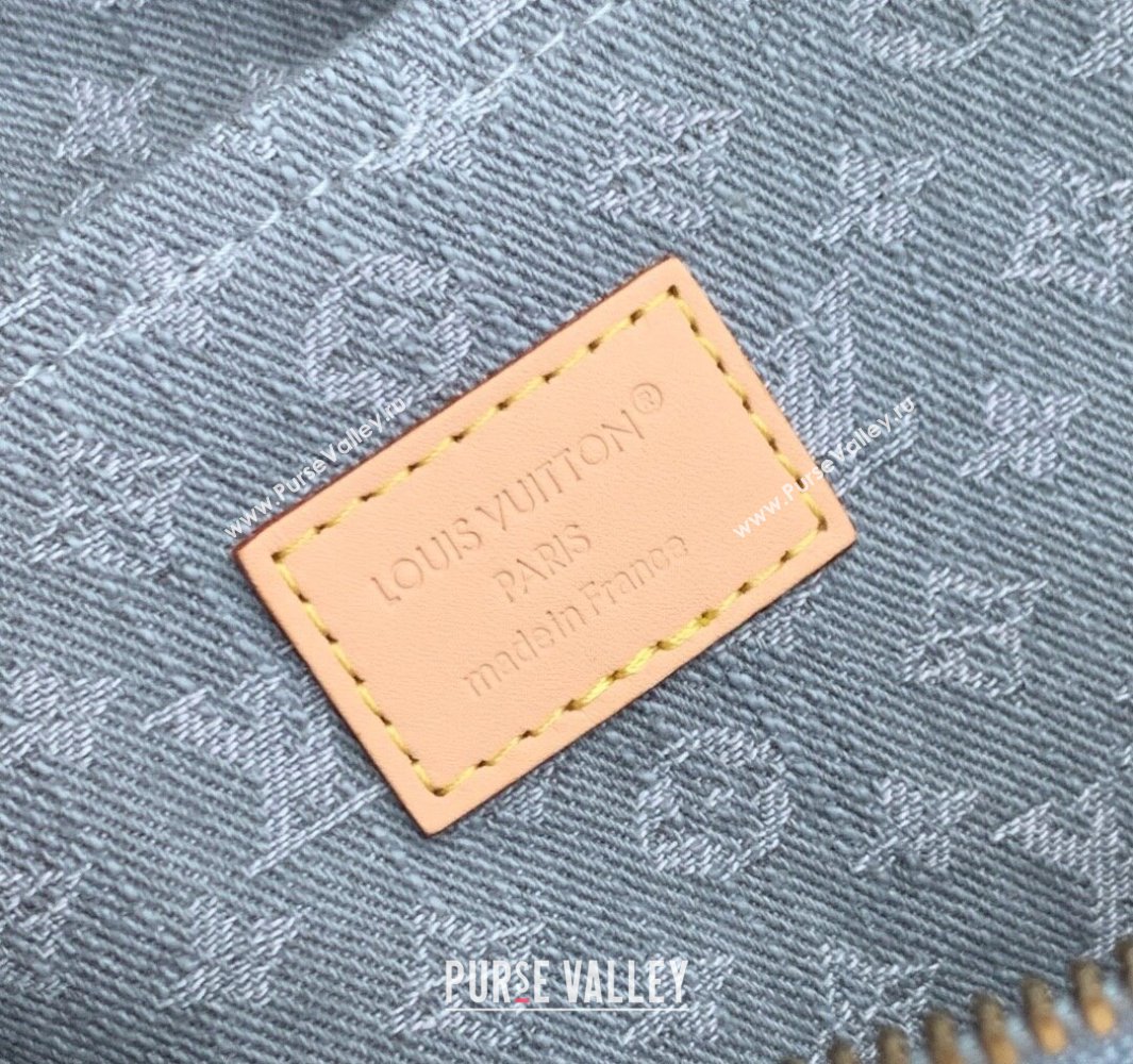Louis Vuitton Speedy Soft 30 bag in Cloudy Grey Certified Organic Cotton M13344 2025 (KI-250523021)