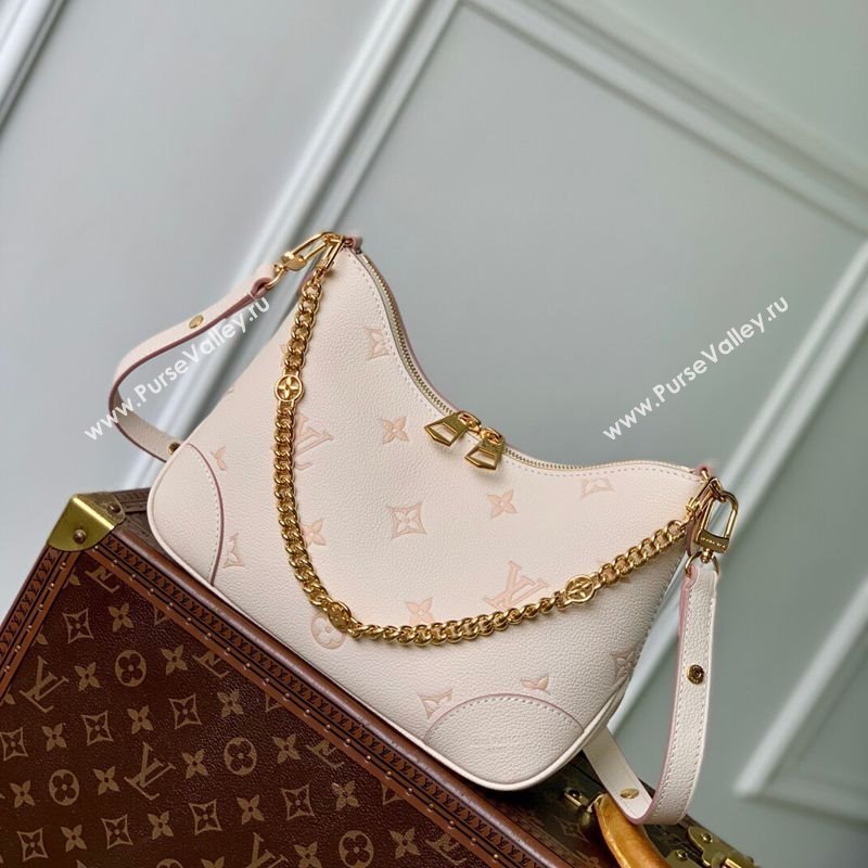 Louis Vuitton Boulogne bag in Eden Beige Debossed Leather 2025 M14634 (KI-250523040)
