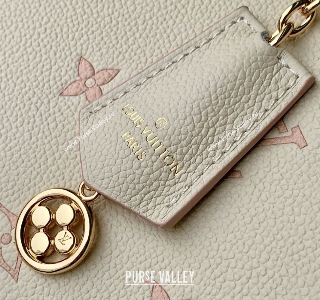 Louis Vuitton OnTheGo PM Bag in Eden Beige Debossed Leather 2025 M14403 (KI-250523041)