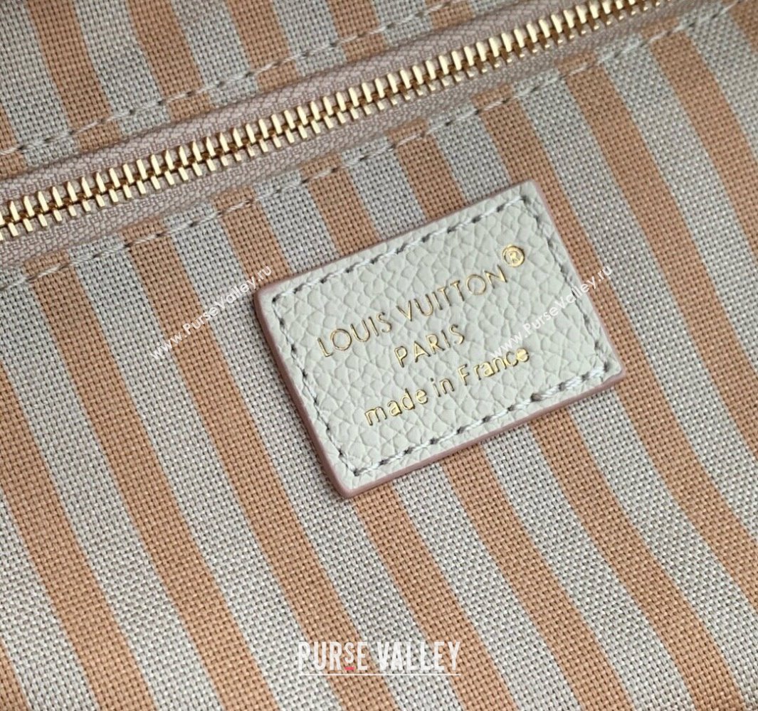 Louis Vuitton OnTheGo PM Bag in Eden Beige Debossed Leather 2025 M14403 (KI-250523041)