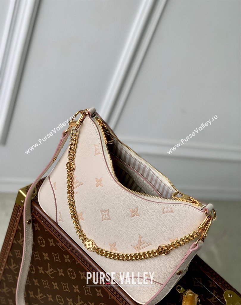 Louis Vuitton Boulogne bag in Eden Beige Debossed Leather 2025 M14634 (KI-250523040)