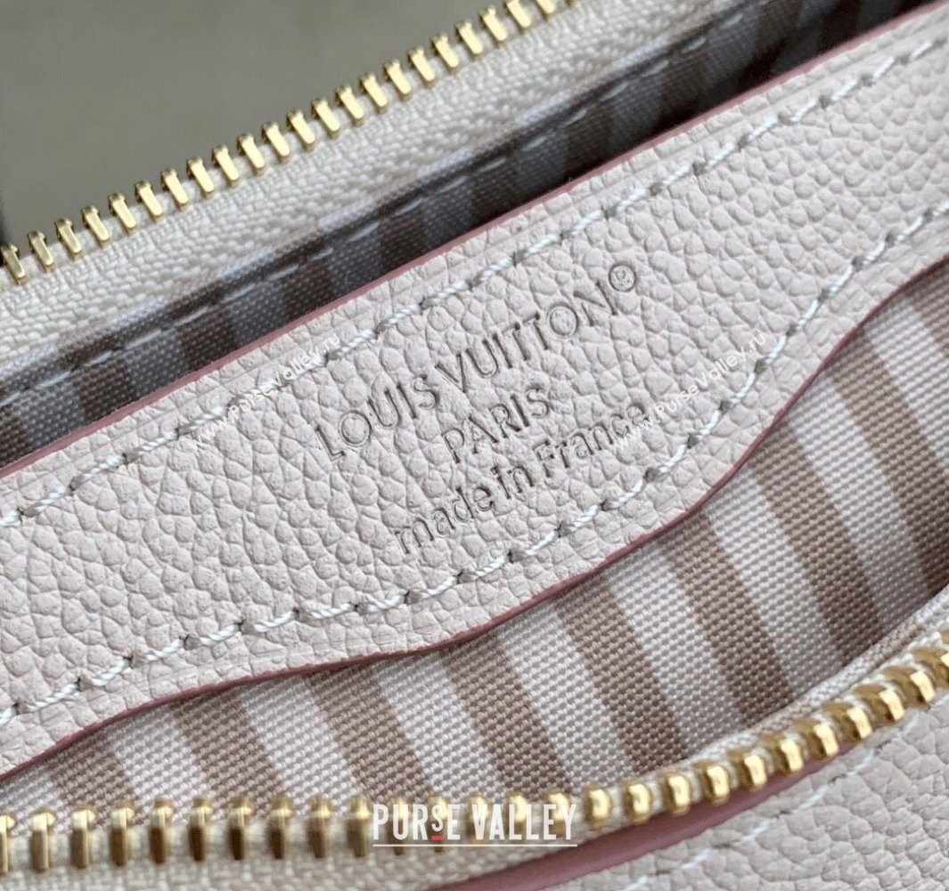Louis Vuitton Boulogne bag in Eden Beige Debossed Leather 2025 M14634 (KI-250523040)