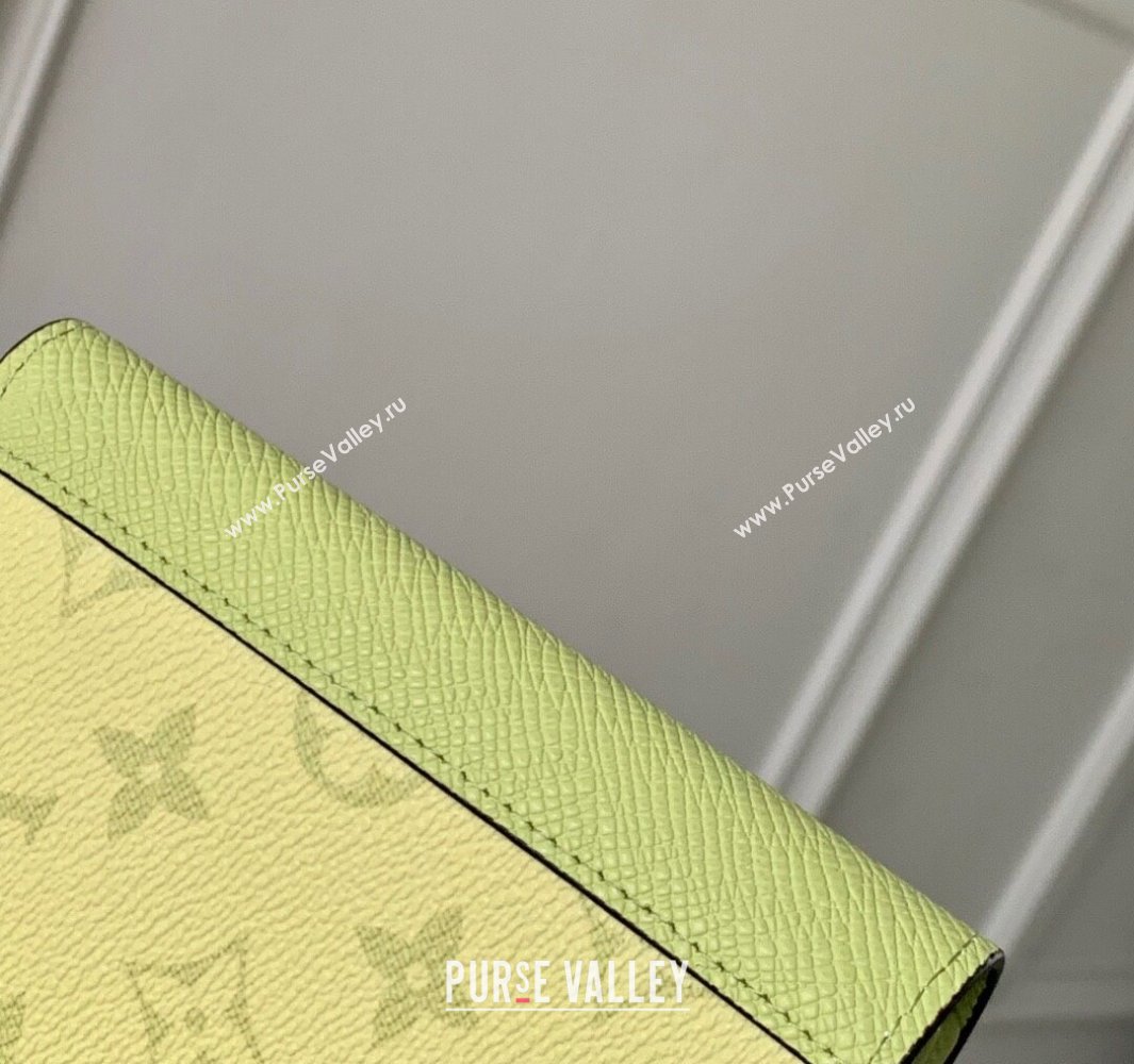 Louis Vuitton Passport Cover in Lemon Yellow Monogram Canvas and Leather M14115 2025 (KI-250523058)