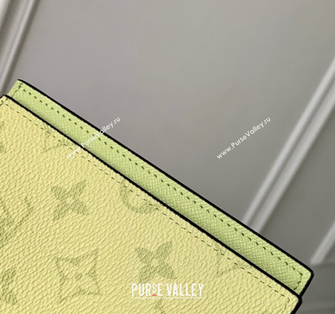 Louis Vuitton Passport Cover in Lemon Yellow Monogram Canvas and Leather M14115 2025 (KI-250523058)