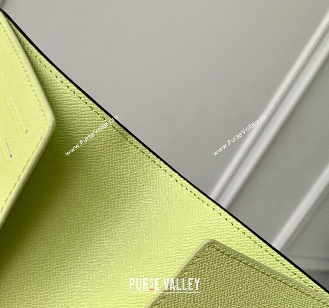 Louis Vuitton Passport Cover in Lemon Yellow Monogram Canvas and Leather M14115 2025 (KI-250523058)