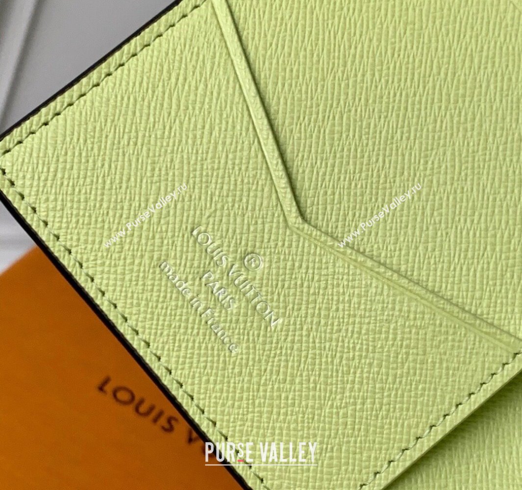 Louis Vuitton Passport Cover in Lemon Yellow Monogram Canvas and Leather M14115 2025 (KI-250523058)