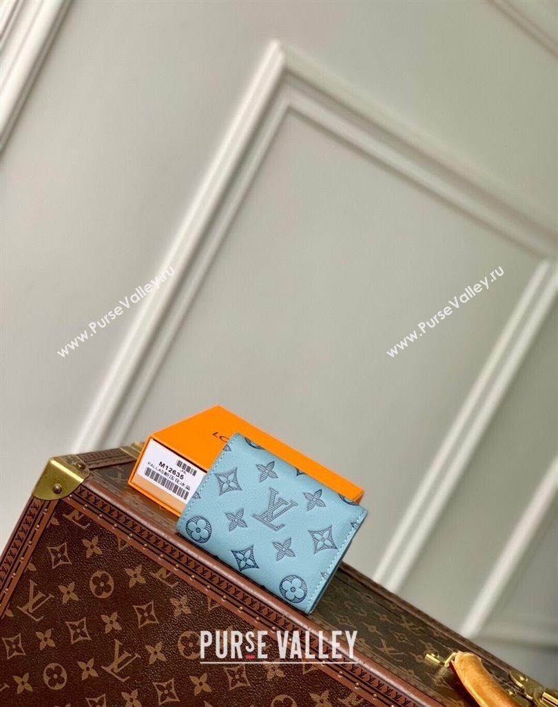 Louis Vuitton Victor Wallet in Monogram Shadow Leather M14793 Sky Blue 2025 (KI-250524059)
