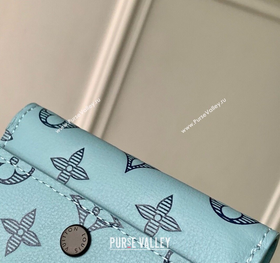 Louis Vuitton Victor Wallet in Monogram Shadow Leather M14793 Sky Blue 2025 (KI-250524059)