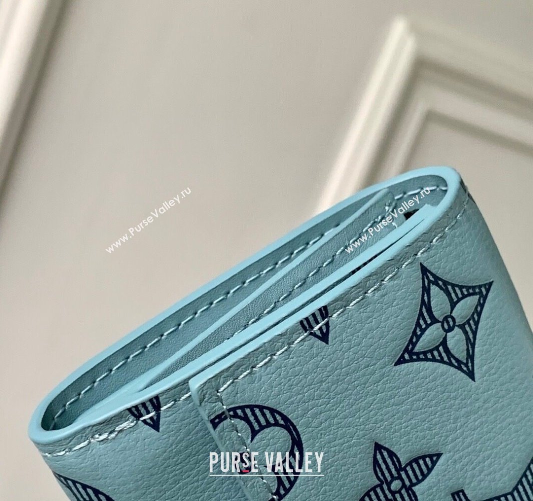 Louis Vuitton Victor Wallet in Monogram Shadow Leather M14793 Sky Blue 2025 (KI-250524059)