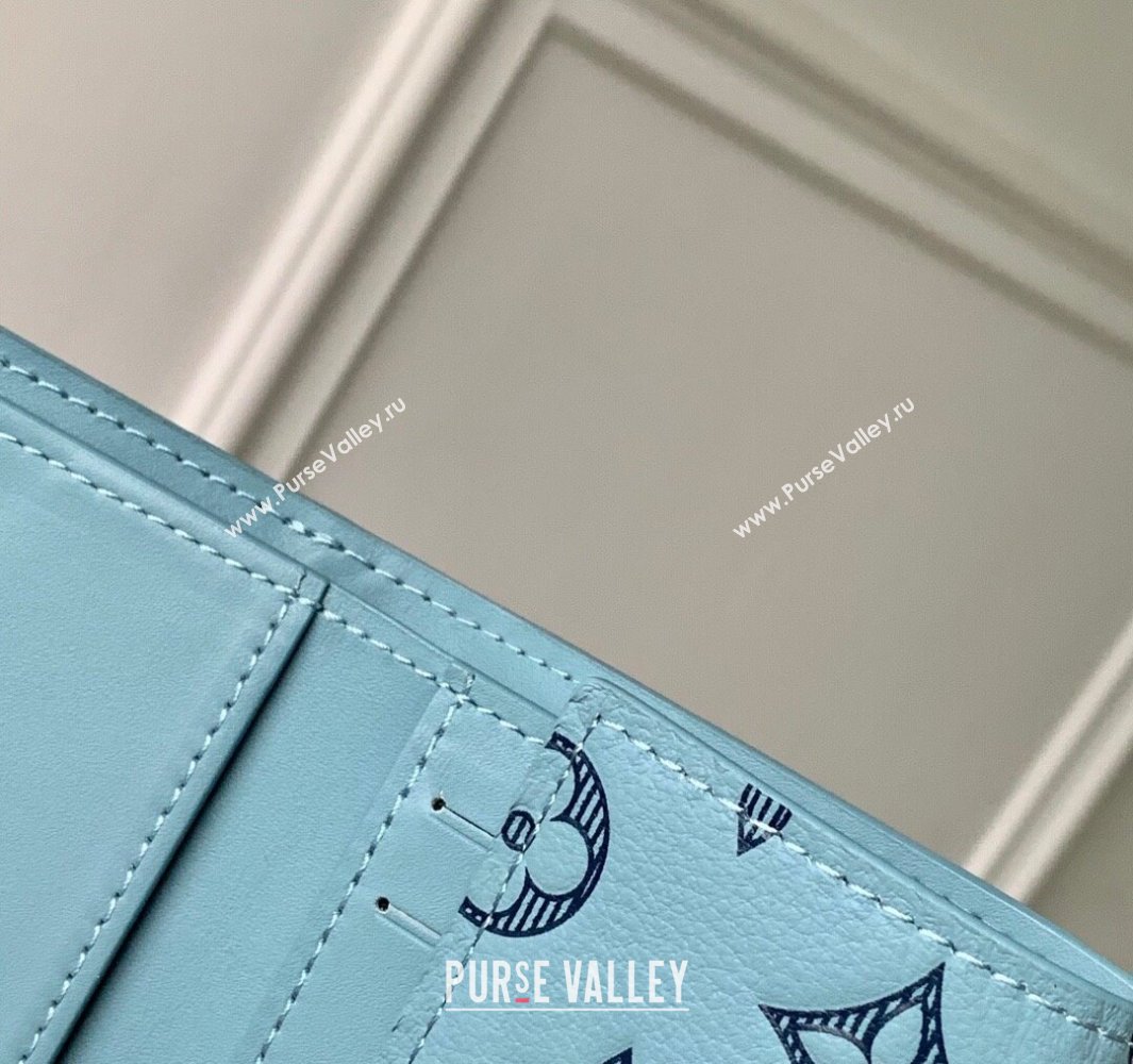 Louis Vuitton Victor Wallet in Monogram Shadow Leather M14793 Sky Blue 2025 (KI-250524059)