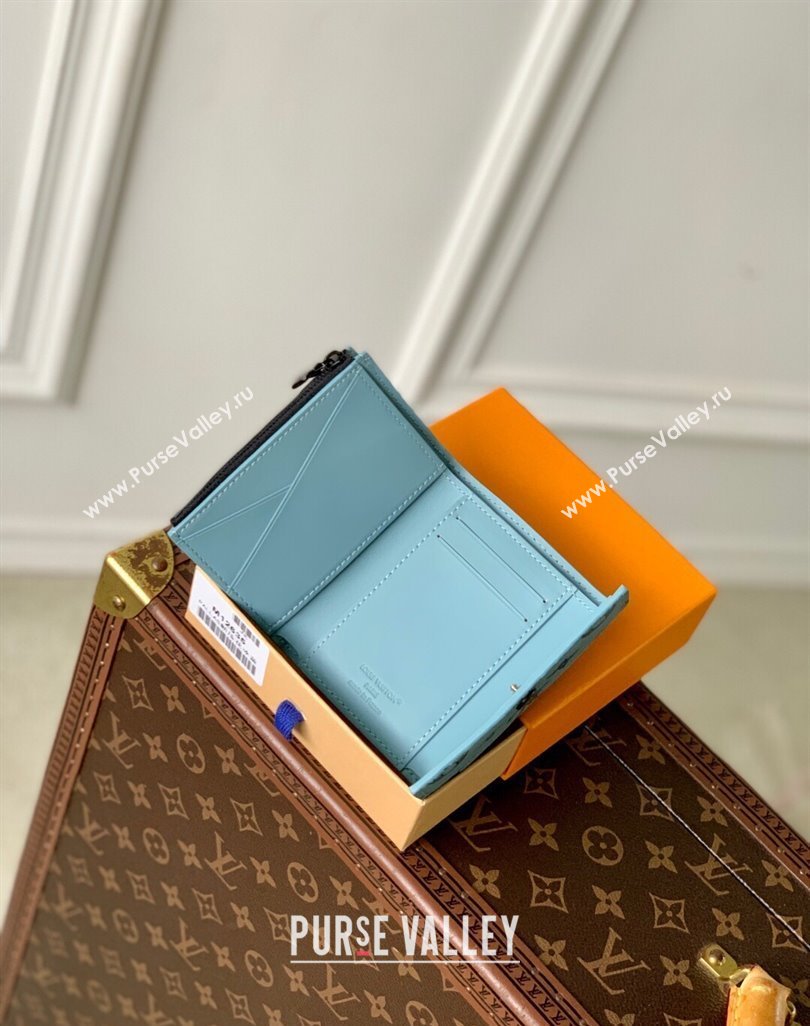 Louis Vuitton Victor Wallet in Monogram Shadow Leather M14793 Sky Blue 2025 (KI-250524059)