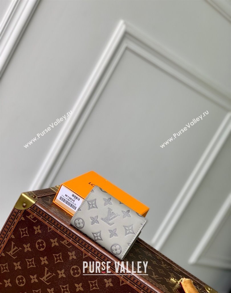 Louis Vuitton Victor Wallet in Monogram Shadow Leather M12635 Sand Grey 2025 (KI-250524060)