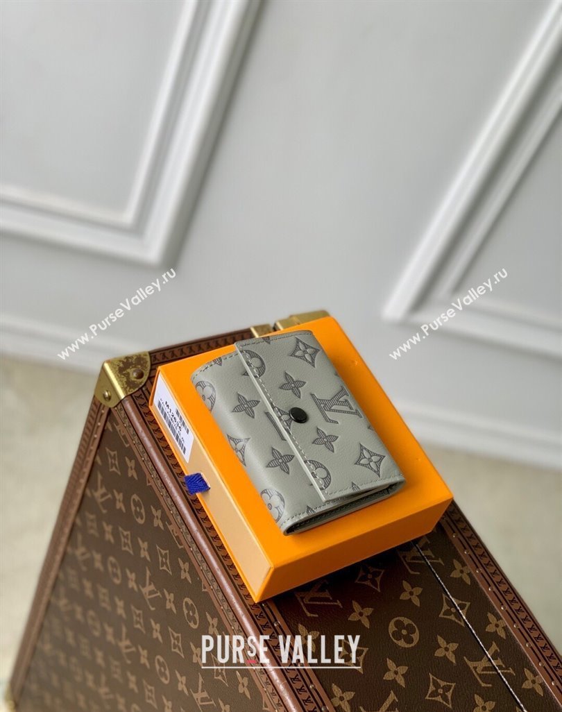 Louis Vuitton Victor Wallet in Monogram Shadow Leather M12635 Sand Grey 2025 (KI-250524060)