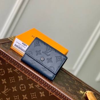 Louis Vuitton Victor Wallet in Monogram Shadow Leather M12635 Navy Blue 2025 (KI-250524061)