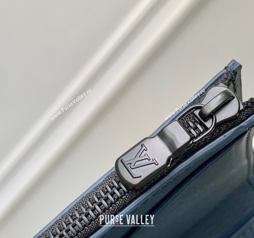 Louis Vuitton Victor Wallet in Monogram Shadow Leather M12635 Navy Blue 2025 (KI-250524061)