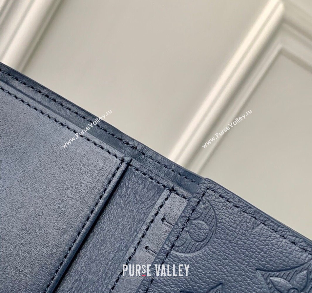 Louis Vuitton Victor Wallet in Monogram Shadow Leather M12635 Navy Blue 2025 (KI-250524061)